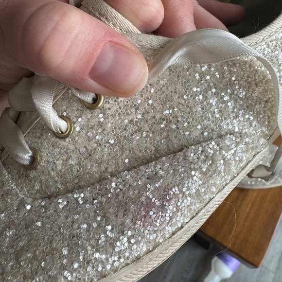 Kate Spade x Keds glitter sneaker size 7.5 - Picture 4 of 4